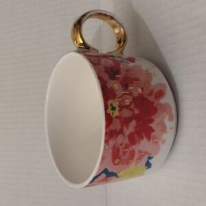 Anthropology Pink Peonies Mug
